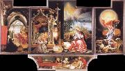 Grunewald, Matthias Concert of Angels and Nativity Spain oil painting artist